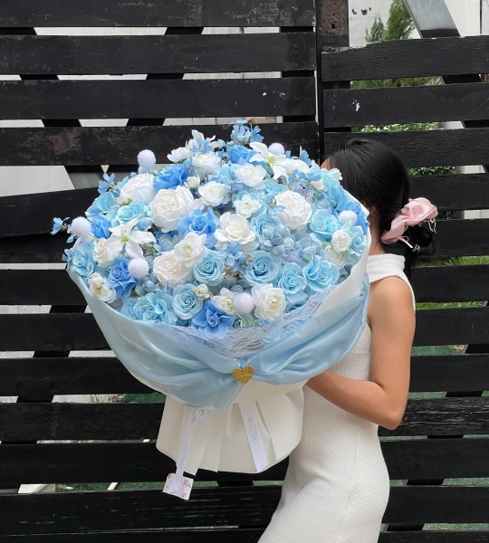 Thiên Thần Sa Ngã Size L Tone Xanh Dương