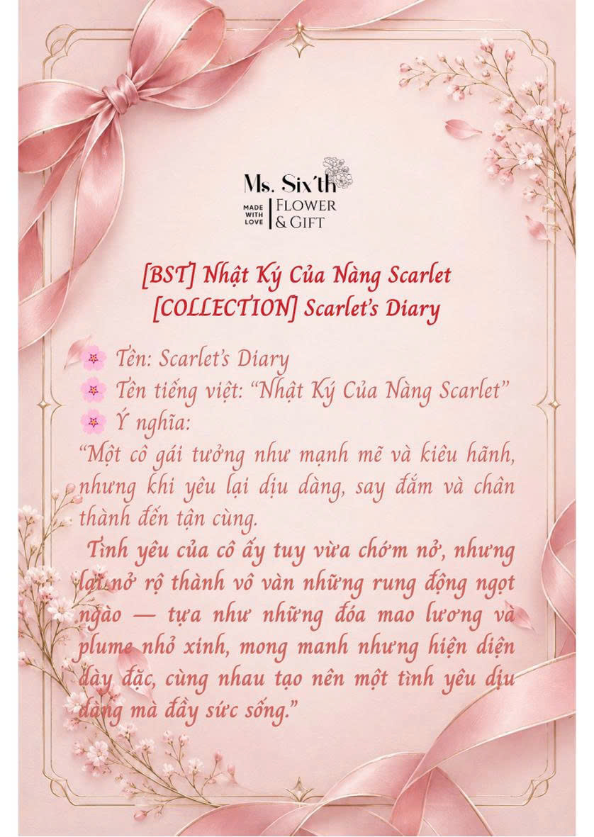 [BST] Nhật Ký Của Nàng Scarlet