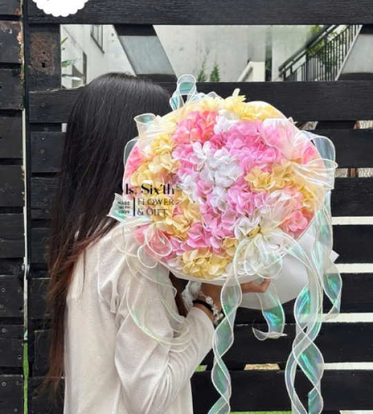 Cẩm Tú Cầu Mix Tone Hồng