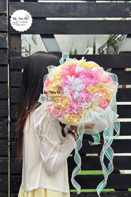 Cẩm Tú Cầu Mix Tone Hồng