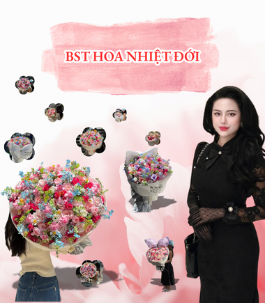 BST HOA NHIỆT ĐỚI - “THỔI HỒN” THIÊN NHIÊN VÀO NHỮNG BÓ HOA ĐẦY MÀU SẮC