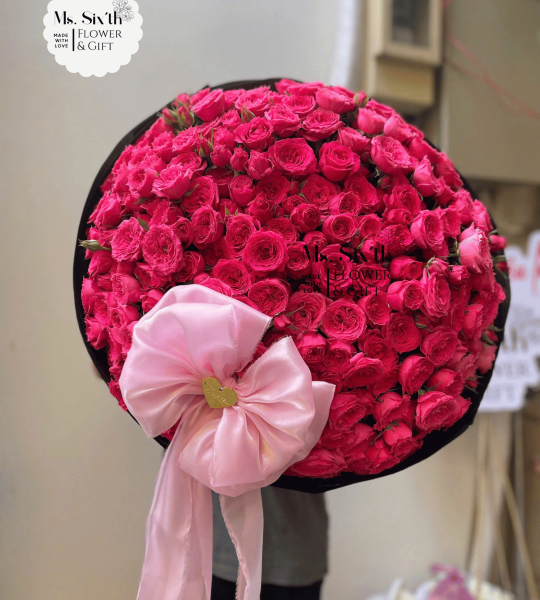 Hoa Tươi - Hoa Hồng Chùm Màu Sofia - Size M